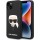 Karl Lagerfeld Karl Head Silicone Case Black (iPhone 14)